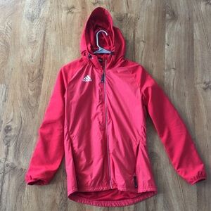 Red Adidas jacket